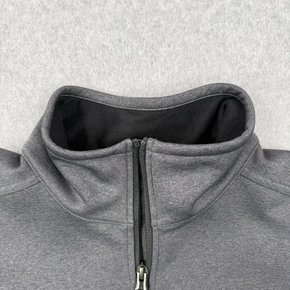 The North Face Jacket Mens‎ Medium Gray Windwall Apex Full Zip Softshell Outdoor
